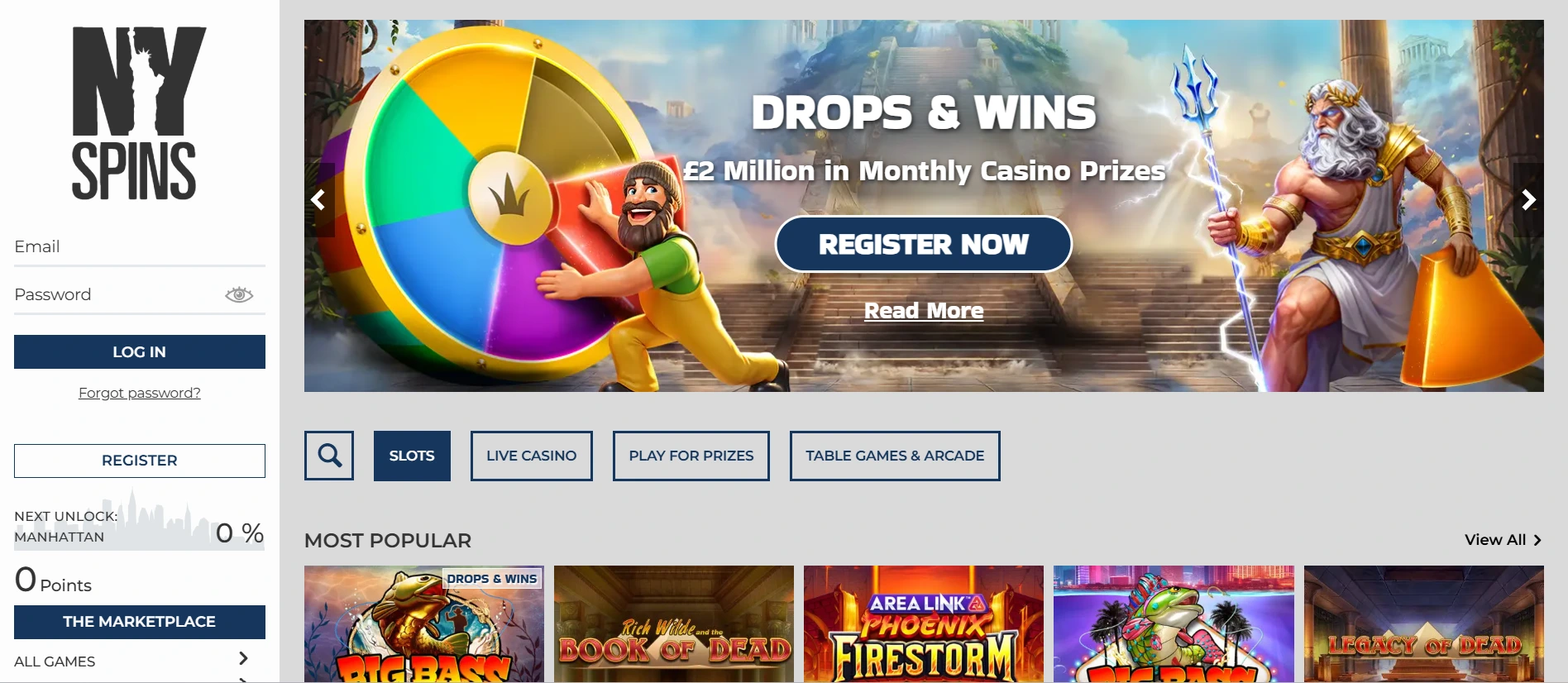 NY Spins pokies